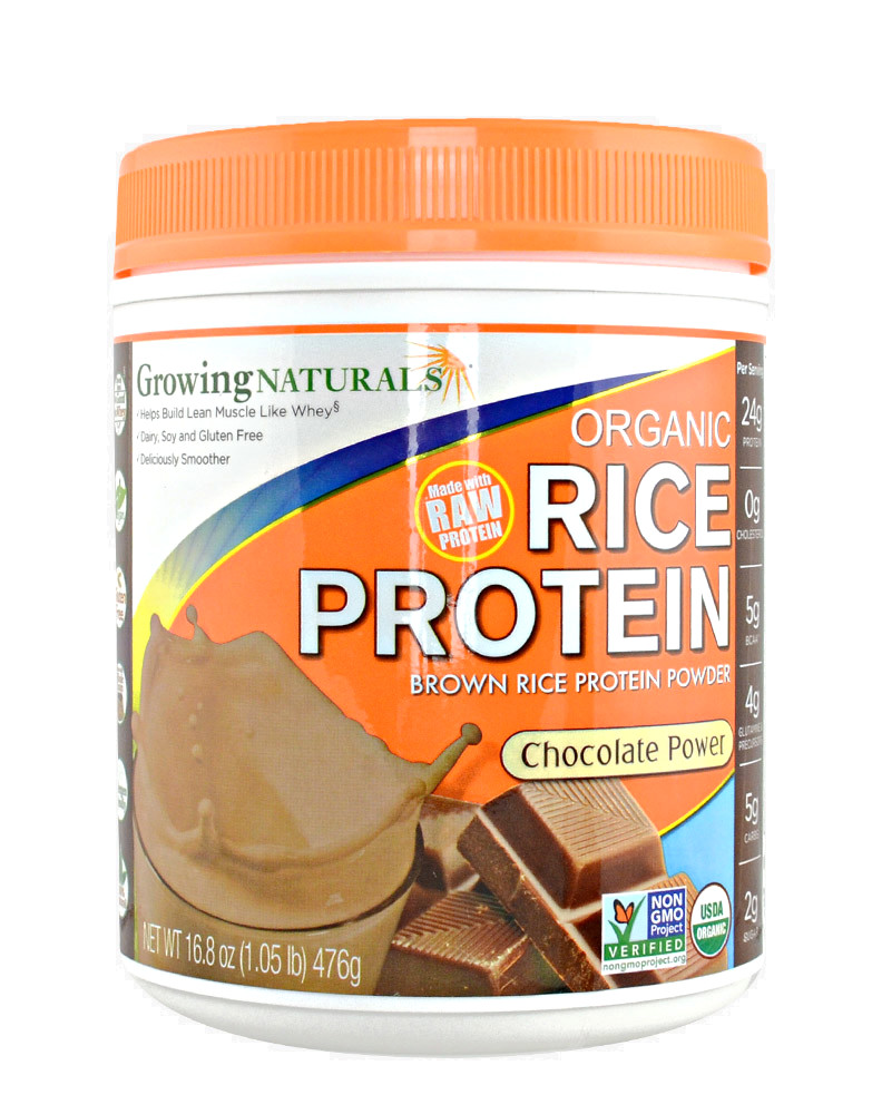 Organic Rice Protein by GROWING NATURALS (459476 grams)