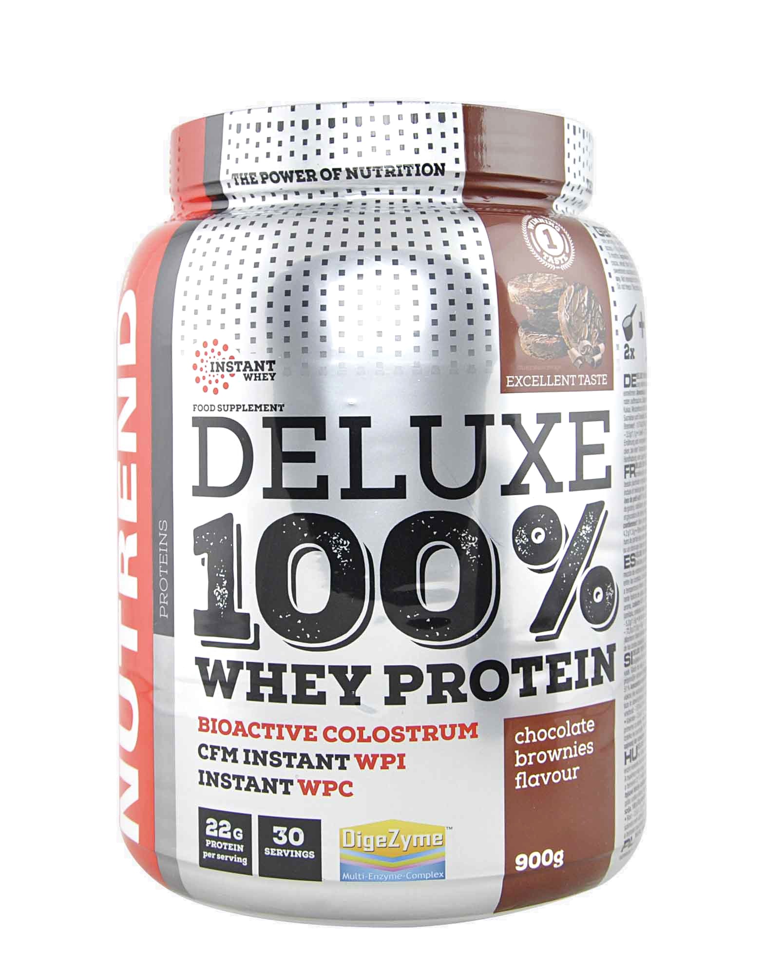 Deluxe 100 Whey Protein By NUTREND 900 Grams 26 70