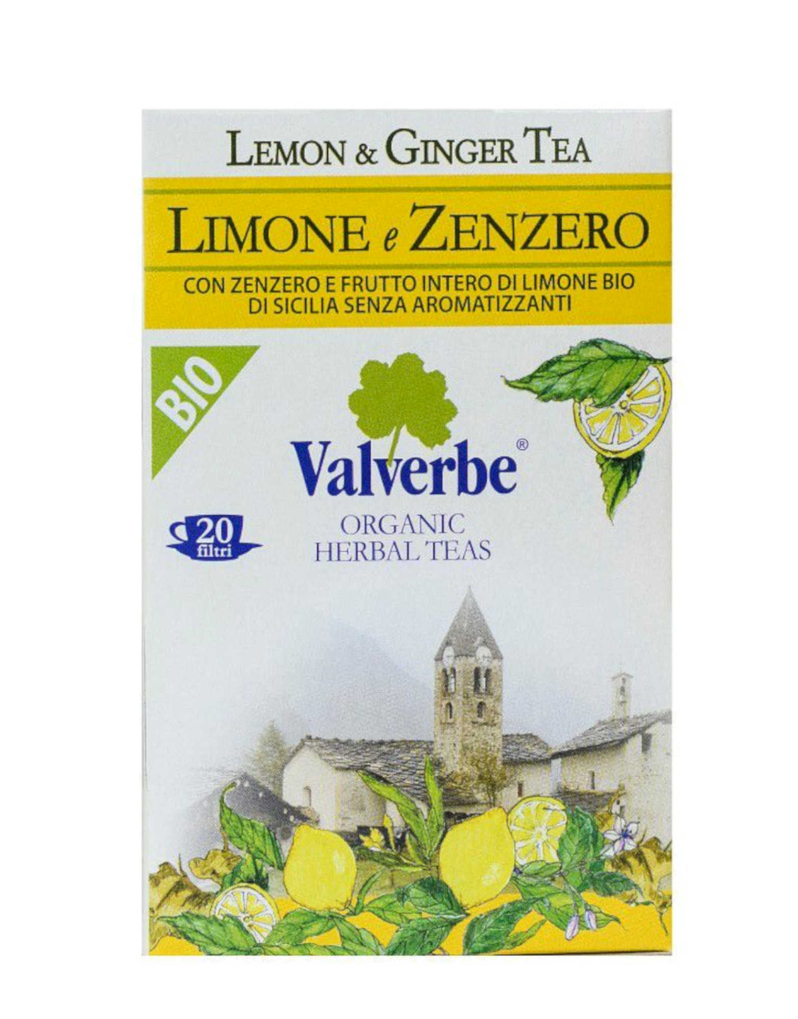 Limone E Zenzero Di VALVERBE 20 Filtri