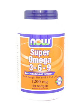 Super Omega 3-6-9 180 cápsulas - NOW FOODS