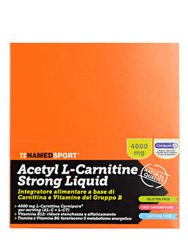 Acetyl L-Carnitine Strong Liquid 20 vials of 25ml - NAMED SPORT