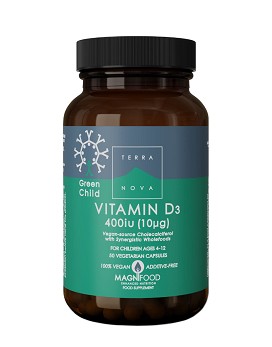 Vitamina D3 Green Child 50 cápsulas - TERRANOVA