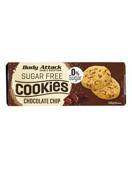Sugar Free Cookies Chocolate Chip 6 biscotti da 19 grammi - BODY ATTACK