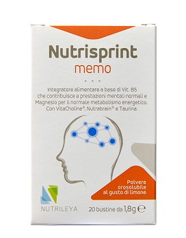 NutriSprint Memo 20 bolsitas de 1,8 gramos - NUTRILEYA