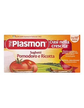 Tomaten- und Ricotta-Saucen 100% Natürlich ab 10° Monat 160 Gramm - PLASMON