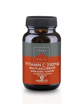 Vitamina C 250mg Multi-ascorbato 50 vegetarische Kapseln - TERRANOVA