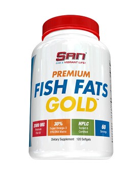 Premium Fish Fats Gold 120 Weichkapseln - SAN NUTRITION