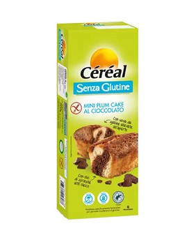 Glutenfrei - Mini Plum Cake mit Schokolade 6 snack von 33 Gramm - CÉRÉAL