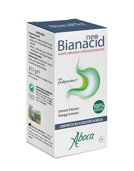Neo Bianacid Acidity and Reflux 14 chewable tablets - ABOCA