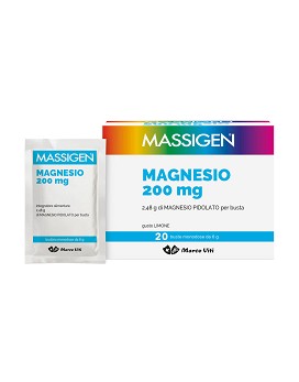 Magnesio 200mg 20 Beutel von 6 Gramm - MASSIGEN