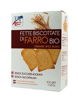 Fette Biscottate di Farro Bio 200 gramos - LA FINESTRA SUL CIELO