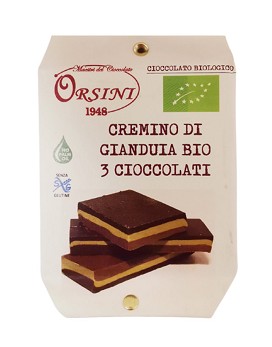 Cremino di Gianduia Bio 3 Cioccolati 110 Gramm - ORSINI
