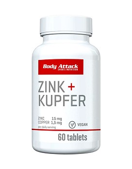 Zinc+Copper 60 comprimidos - BODY ATTACK