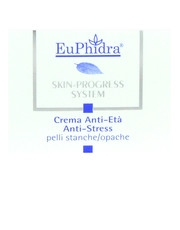 Skin Progress System Crema Anti Età Anti Stress von EUPHIDRA 40ml