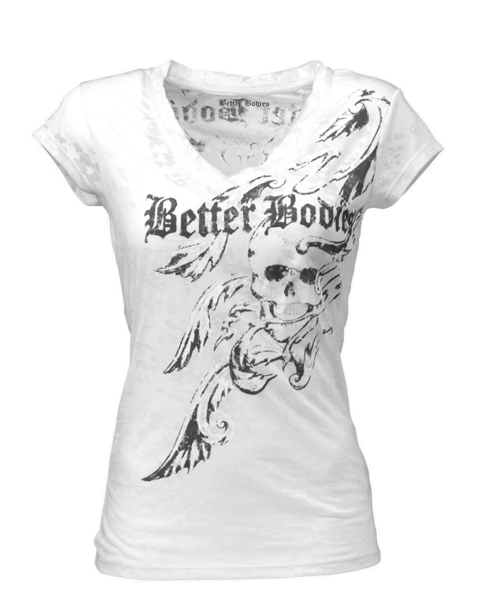 Burnout Tee by BETTER BODIES (colour: white)