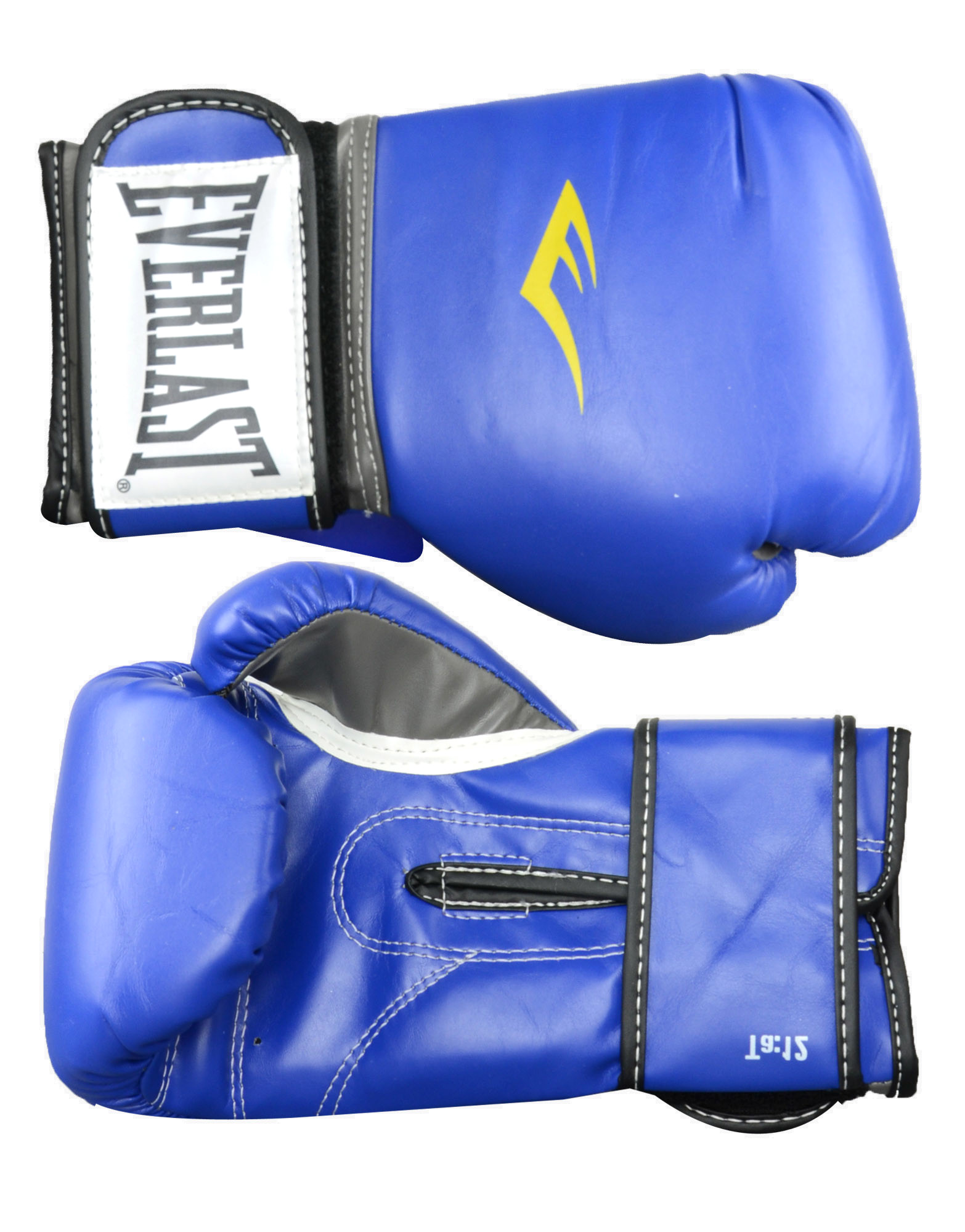 Velcro Pro Style Training Gloves by EVERLAST BOXING (colour: blue)