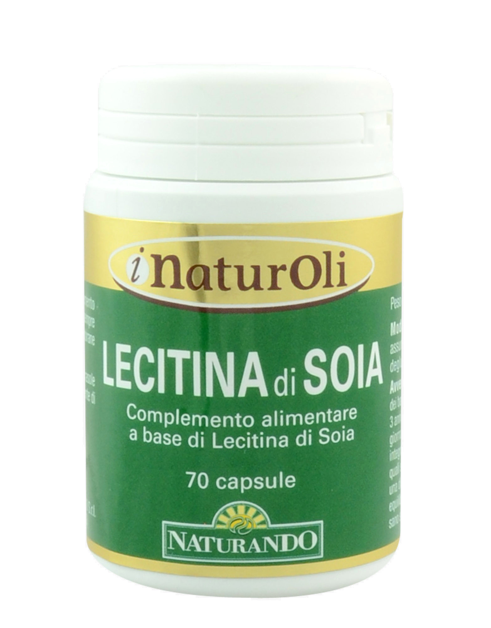 I NaturOli - Lecitina di Soia di NATURANDO (70 capsule)