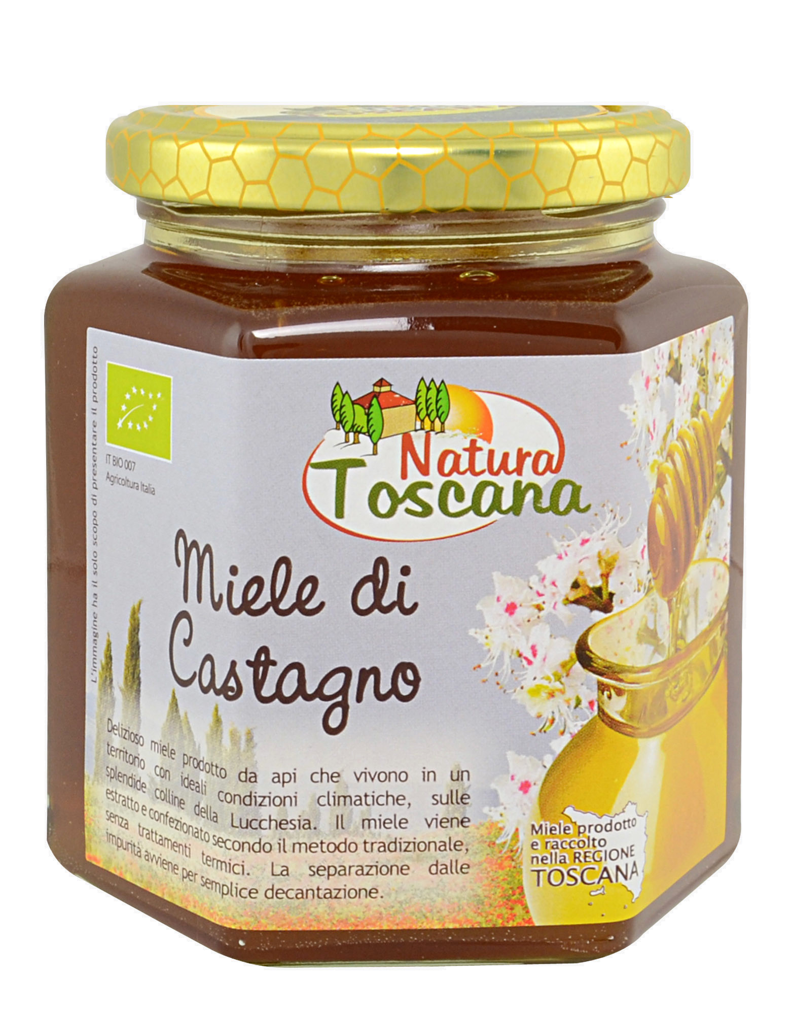 Natura Toscana - Miele di Castagno by PROBIOS (500 grams)