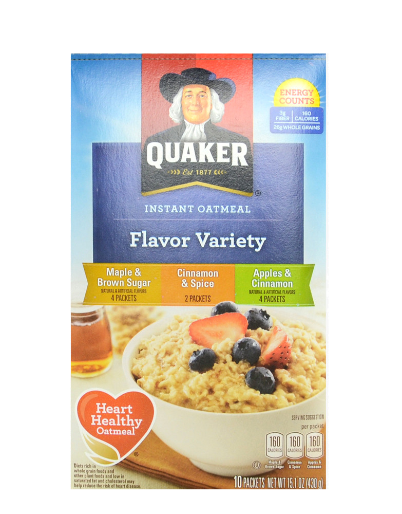 Quaker Instant Oatmeal Nutrition Apples And Cinnamon | Besto Blog