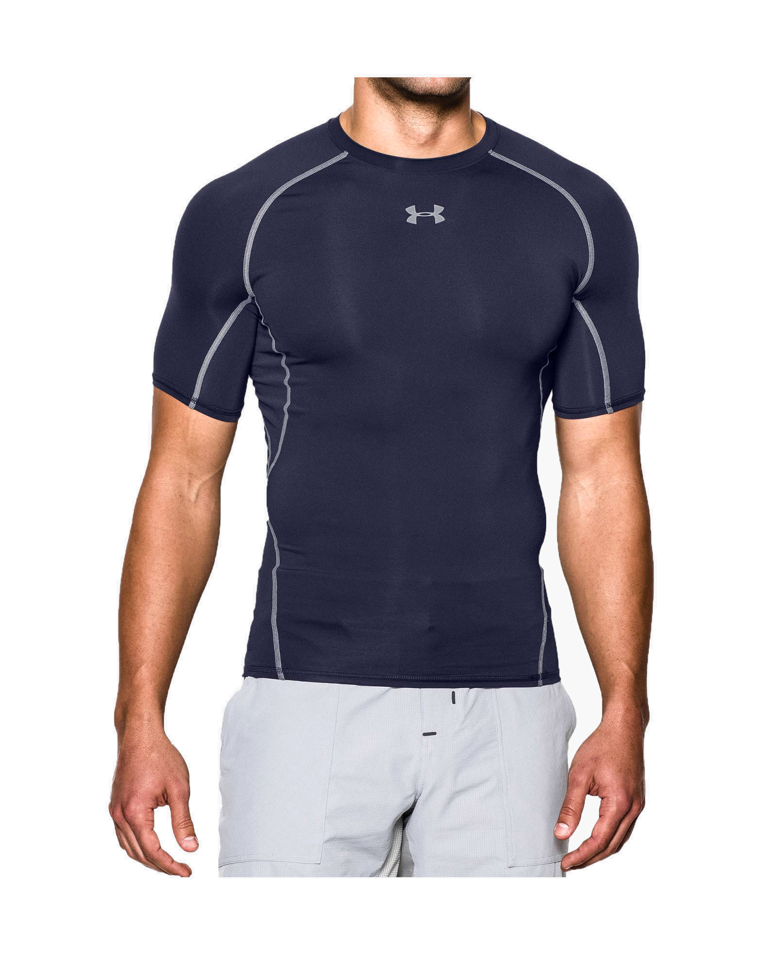 Under Armour HeatGear Compression Muscle Tee Midnight Navy