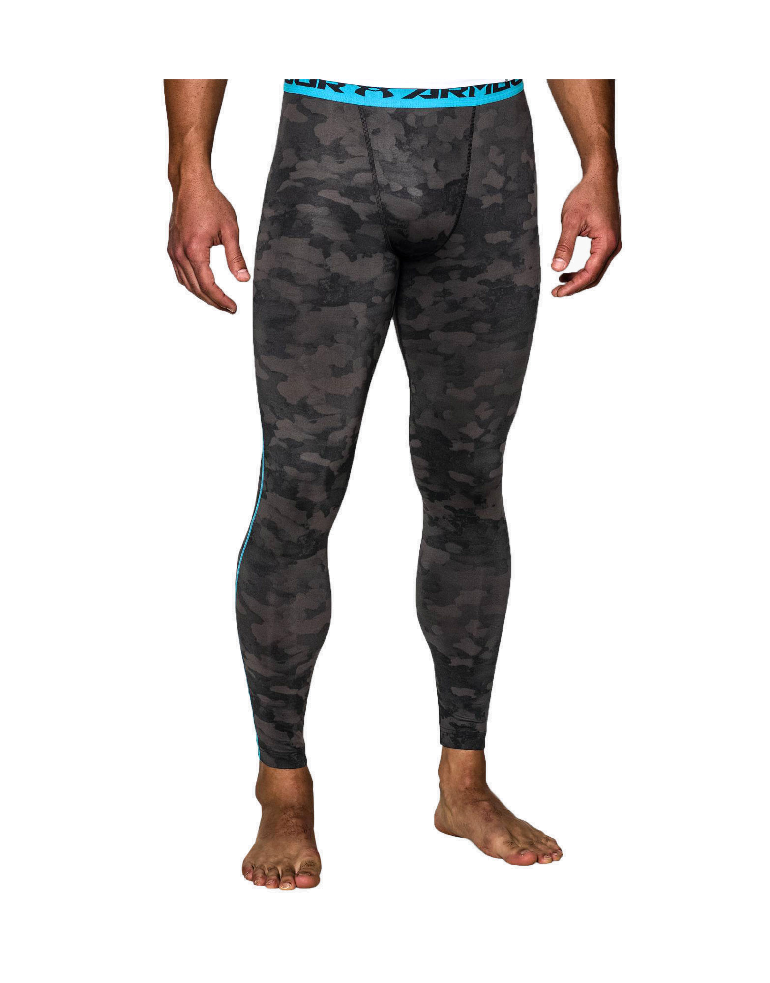 Men's UA HeatGear Armour Printed Compression Leggings by