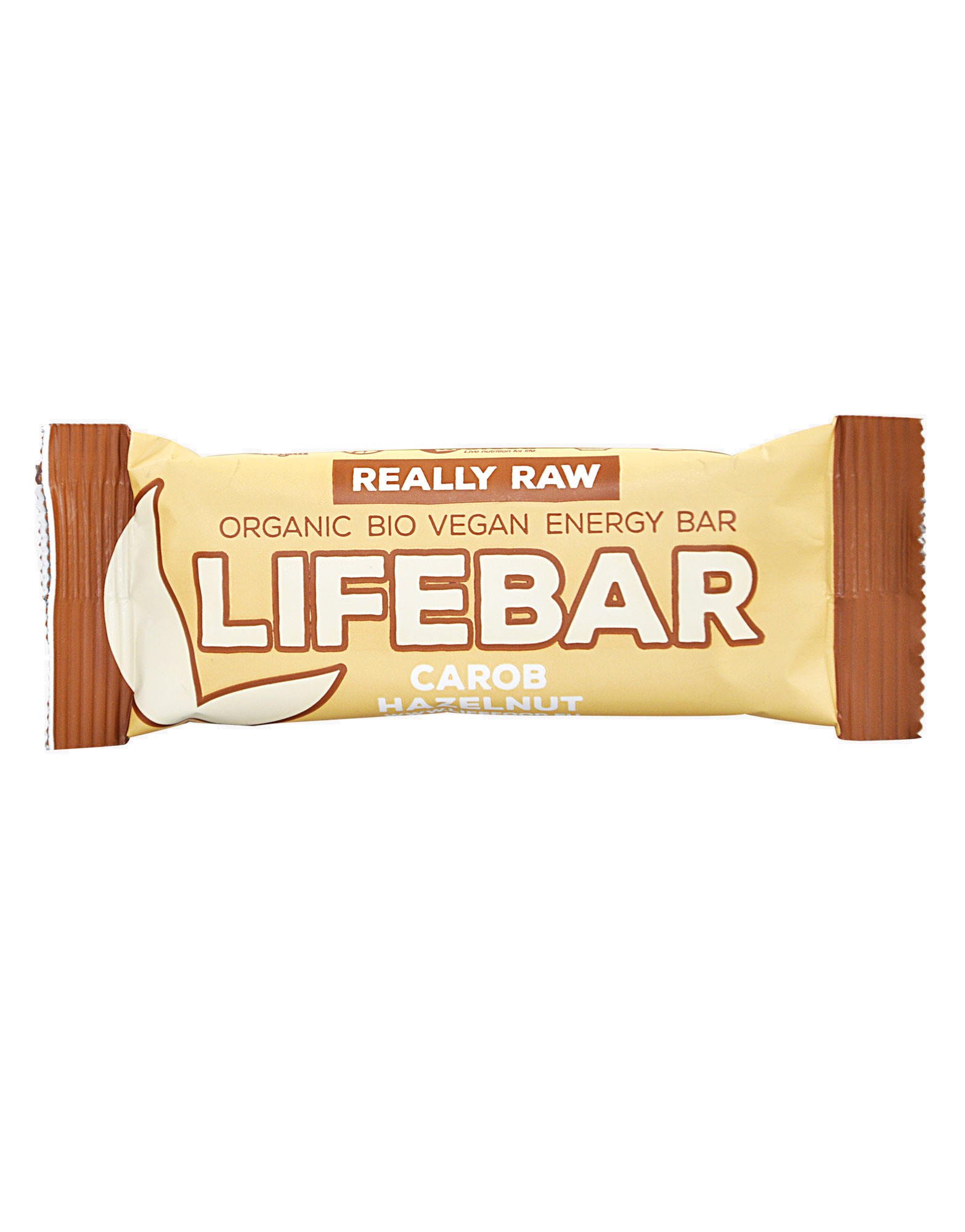 Life Food - Lifebar - Carob Hazelnut by BIO'S (1 bar of 47 grams)