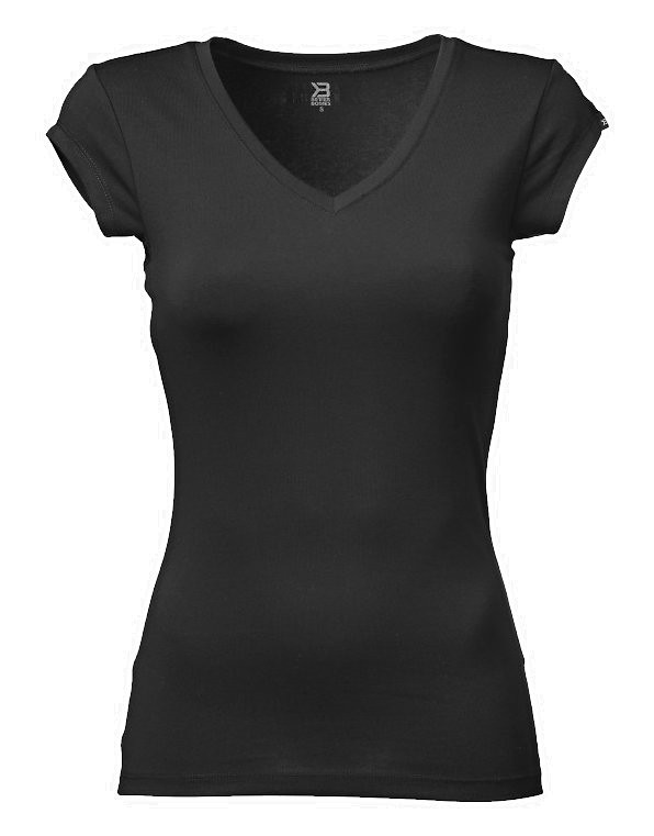Womens V-Tee by BETTER BODIES (colour: black)