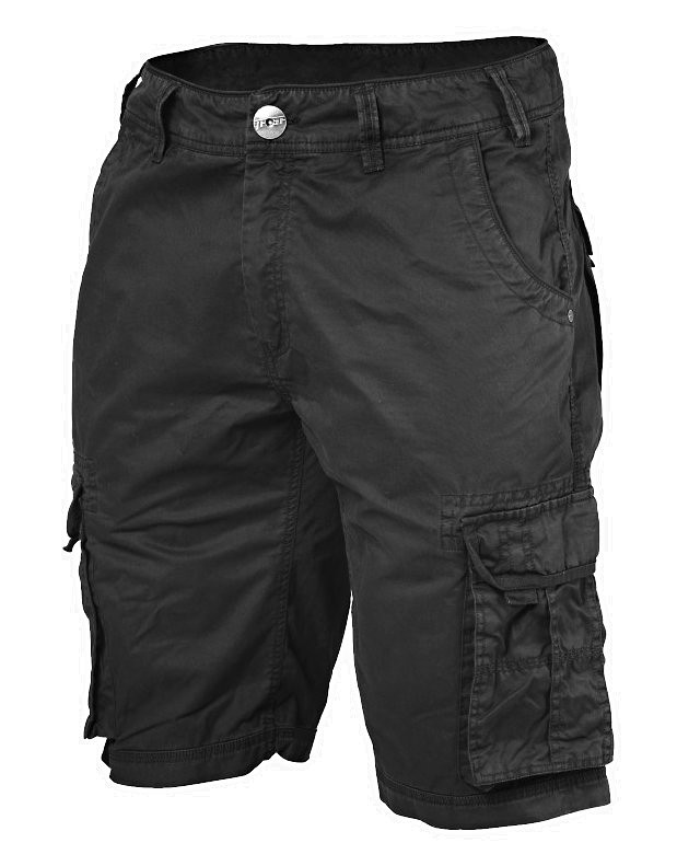 Cargo Pocket Shorts by GASP WEAR (color: wash black)