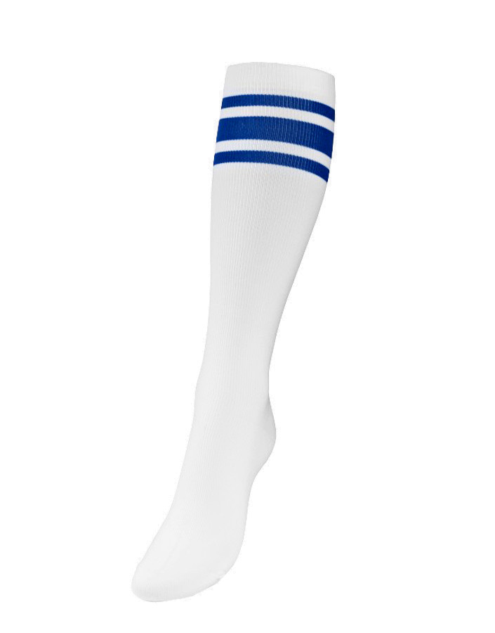 Knee Socks by BETTER BODIES (colour: white / blue)