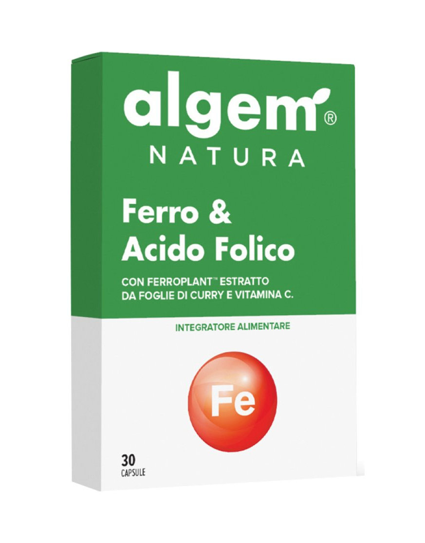Ácido Fólico + Hierro 376 mg, 30 Cápsulas Pharmalife Natura.