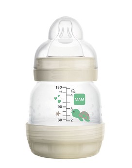 Easy Start & Start Nanò 0+ MonthsSilicone by Mam, 1 baby bottle (capacity: 130  ml) + 1 pacifier - iafstore.com