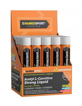 Acetyl L-Carnitine Strong Liquid 20 fiale da 25ml - NAMED SPORT