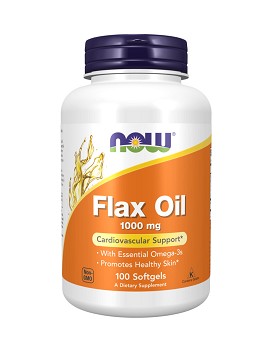 Flax Oil 100 capsules - NOW FOODS