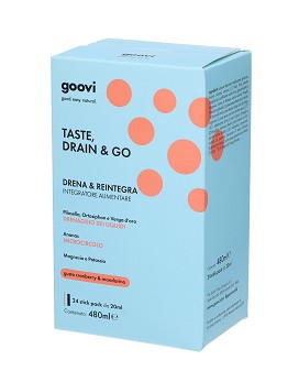 Taste, Drain e Go 24 stick packs of 20 ml - GOOVI