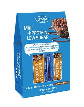 Mini + Protein Low Sugar 7 mini barrette da 20 g - ULTIMATE ITALIA