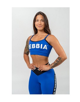 Double Layer Light-Support Sports Bra Flex Woman Blu - NEBBIA