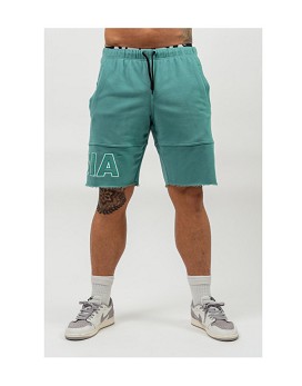 Gym Sweatshorts Stage-Ready Man Green - NEBBIA