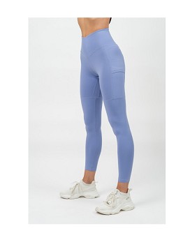 High Waisted Leggings Leg Day Goals Woman Light Purple - NEBBIA