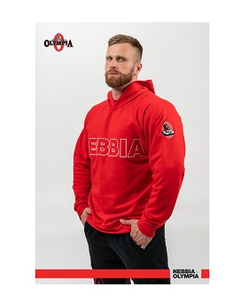 Long Pullover Hoodie Legacy Man Red - NEBBIA