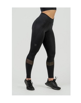 Women's High Waist Push-Up Leggings Intense Heart-Shaped Black - NEBBIA