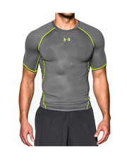 Men's Under Armour HeatGear Armour Short Sleeve Compression Shirt, Graphite  (040), Small, Shirts -  Canada