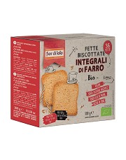 VIVIBIO Fette biscottate integrali Bio, 200 g - Snack Salati