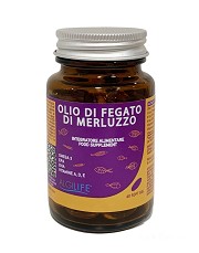 Olio di fegato di merluzzo, 60 capsule 