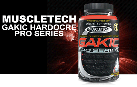 Gakic Hardcore Pro Series by MUSCLETECH (128 tablets)